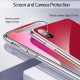 ESR Mimic 9H Tempered Glass case for iPhone X, Red