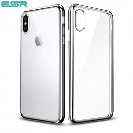 Husa slim ESR Eseential Twinkler iPhone X, Silver