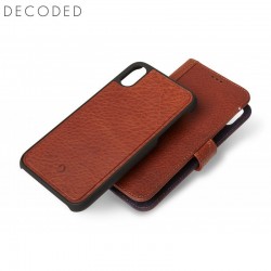 Decoded leather Detachable Wallet for iPhone XS Max, Brown