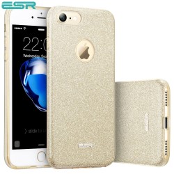 Carcasa ESR Makeup Glitter Sparkle Bling iPhone 8 / 7, Champagne Gold