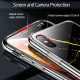 Carcasa ESR Mimic-Marble iPhone XS / X, Black