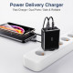 ESR Power Delivery (PD) Charger 30W, 1 USB-C + 1 USB-A, Black