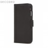 Leather wallet case with magnet closure for iphone 8 / 7 / 6s / 6 (4.7 inch) Decode black