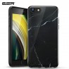 ESR iPhone SE 2020 / 8 / 7 Marble Slim Soft Case, Black